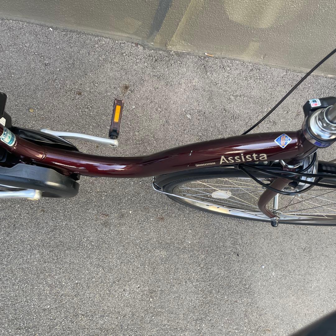 ブリヂストン電動アシスト自転車26インチ 12.3Ah ブラウン