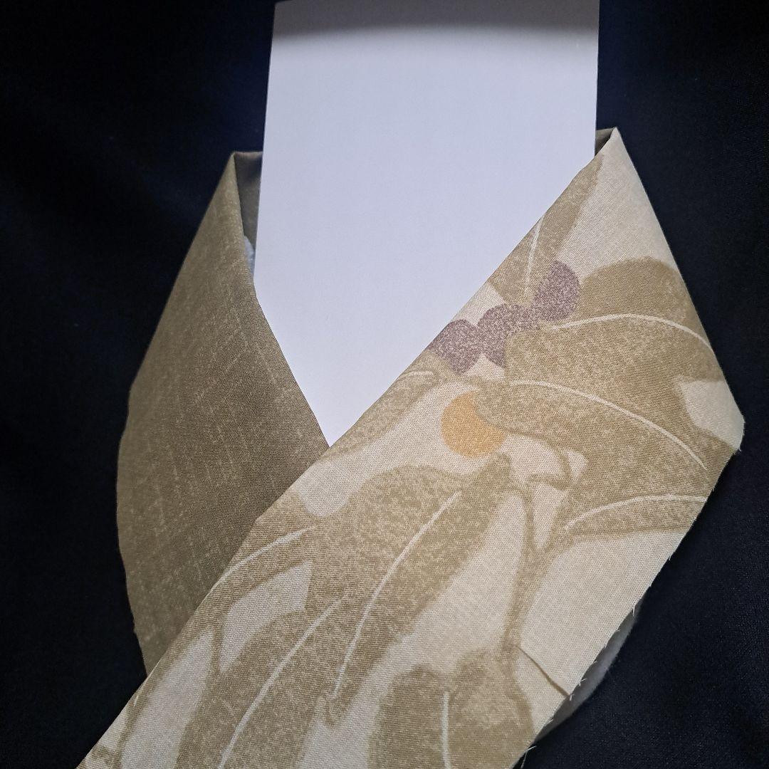 半襟　半衿　ハンドメイド　果実　生地　仕付けしやすい芯付き