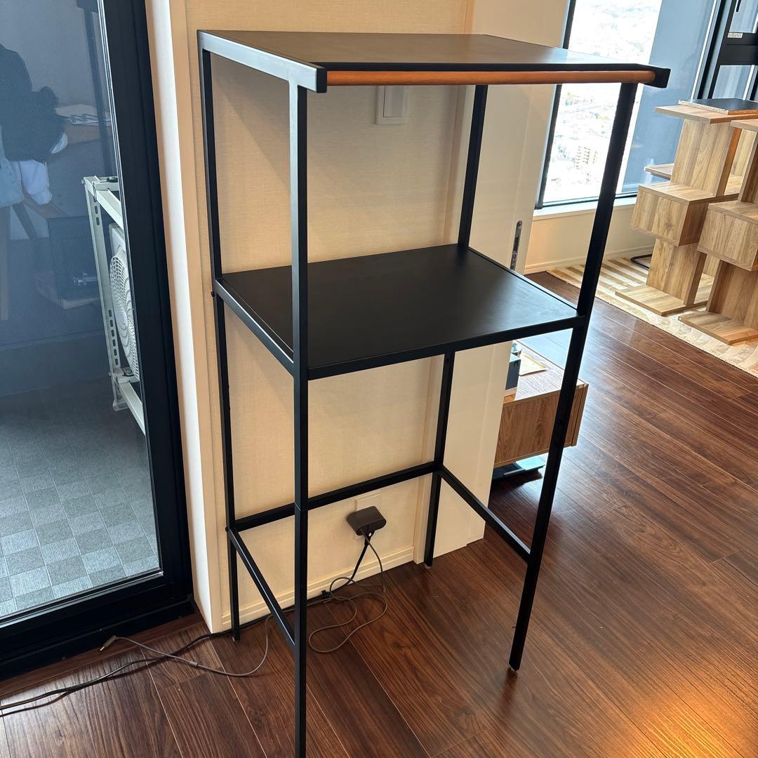 シンプルモダン2段キッチンラック