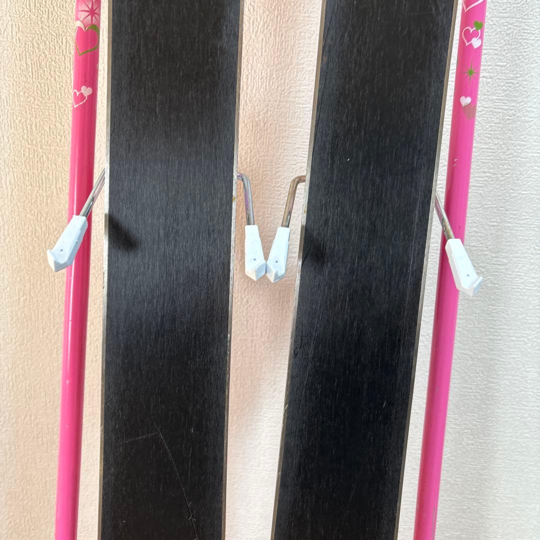 KAZAMAジュニア146cmスキーセット　hart 23cm ストック付