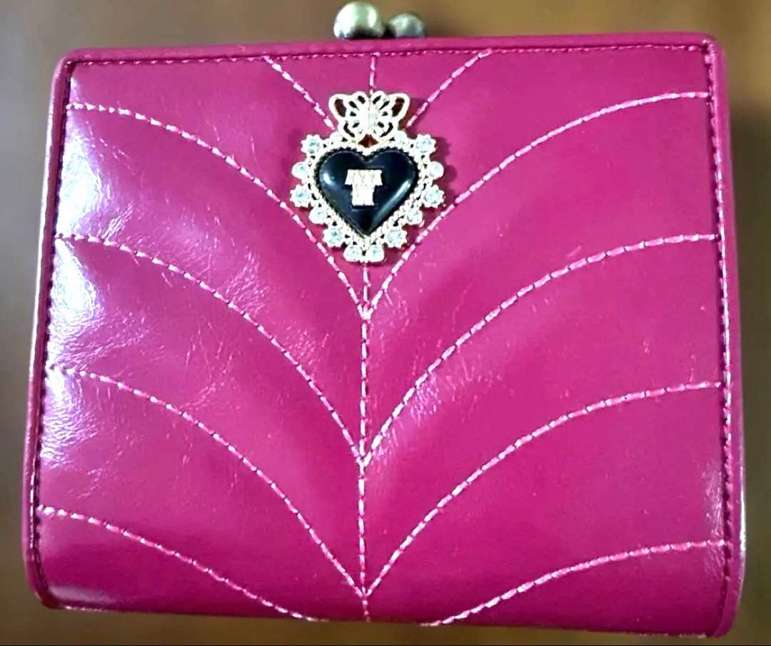 アナスイ　ANNA SUI 二つ折りがま口財布