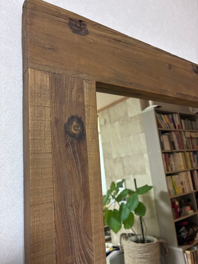大型木製ミラー タイムレスコンフォート