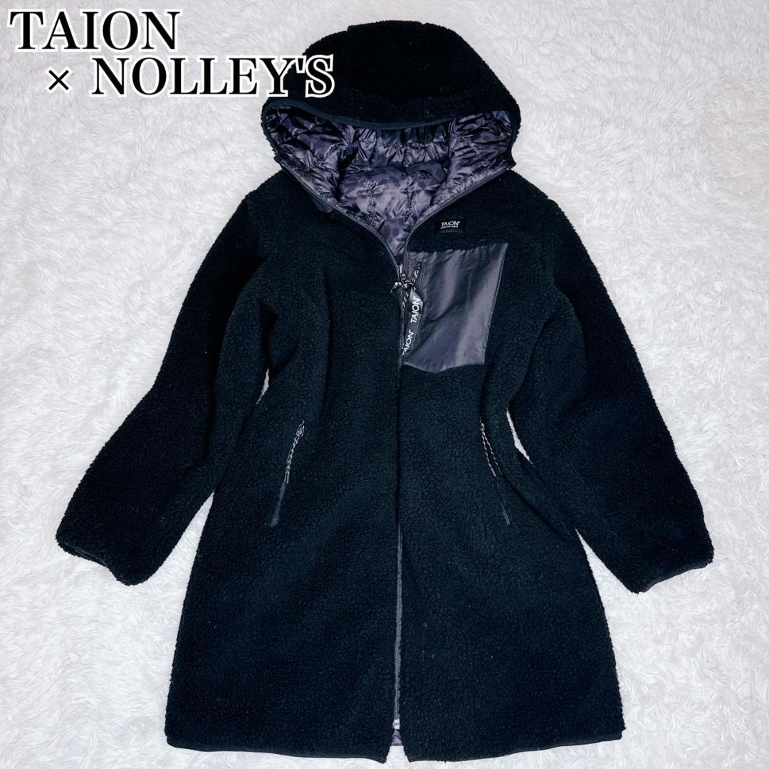 【希少美品】レオパード NOLLEY'S TAION 別注ボア ダウン コート