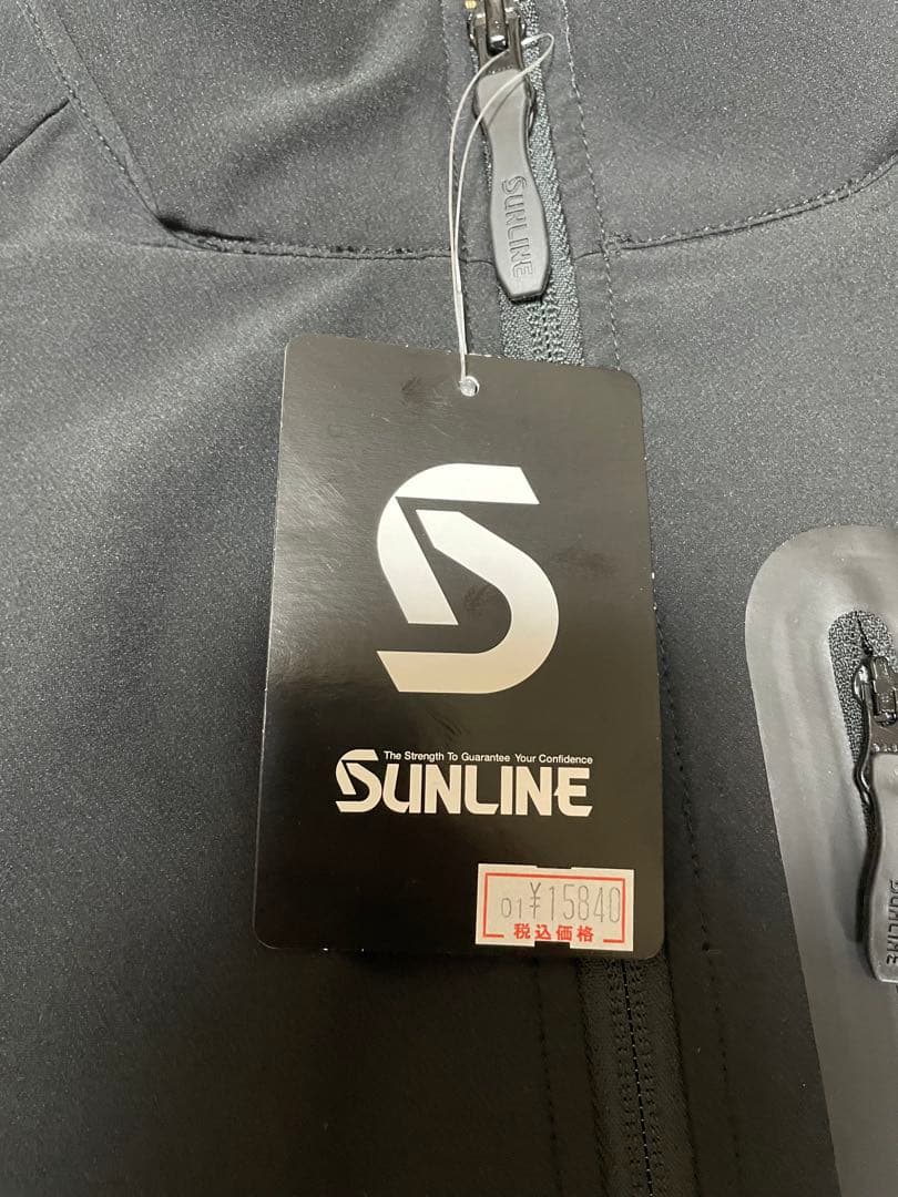 SUNLINE 撥水DRY フルジップブルゾンM ブラック