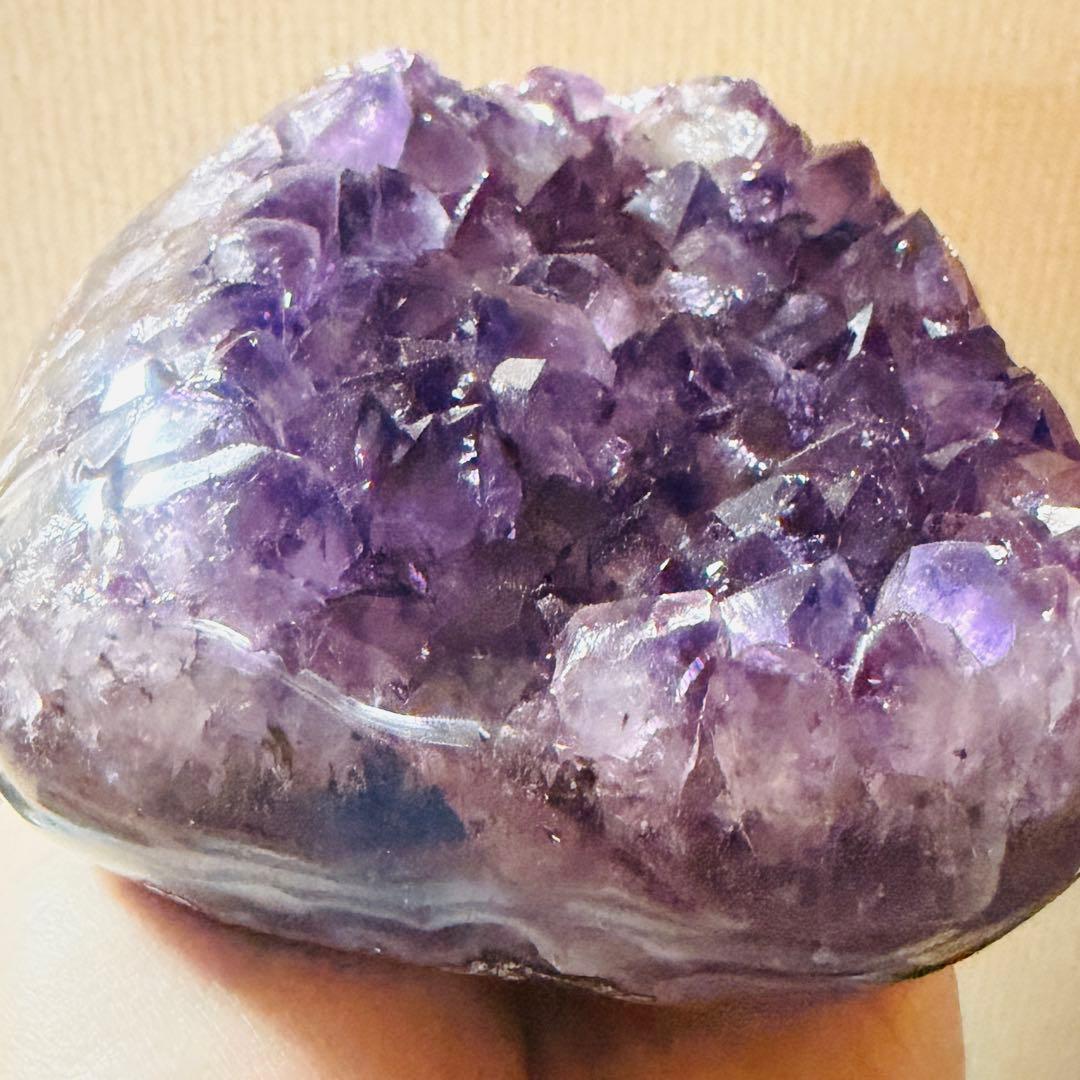 天然石　ウルグアイアメジスト原石☘︎ ݁˖.ノーセメント　パワーストーン