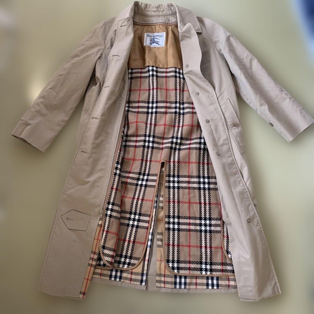 d*7様 Burberry ライナー付きステンカラーコート　S ヴィンテージ　バ