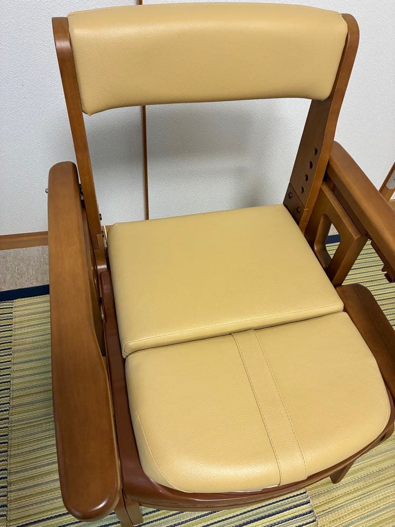 ポータブルトイレ 安寿　家具調トイレ　自動ラップ