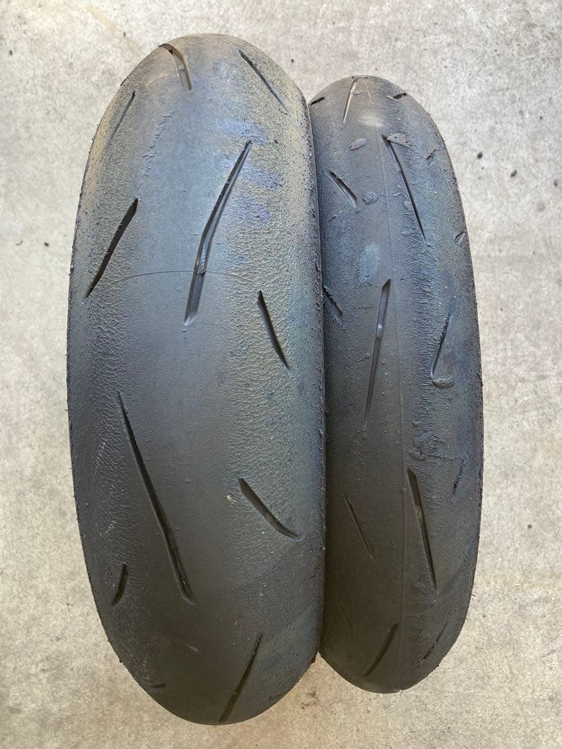 中古　ダンロップ　α13 sp H 前後　2024製　110/150-⑥