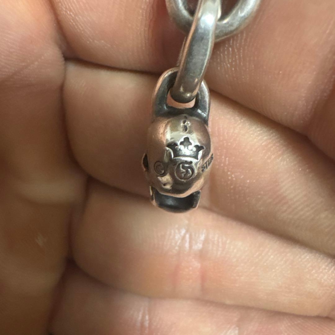 Gabor Quarter Skull&6Chain ネックレス