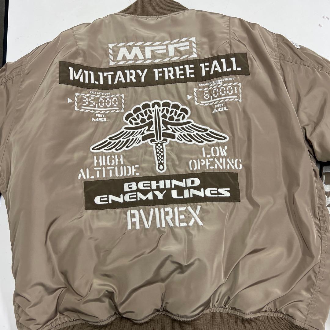AVIREX MA-1ジャンバー　GOベージュ