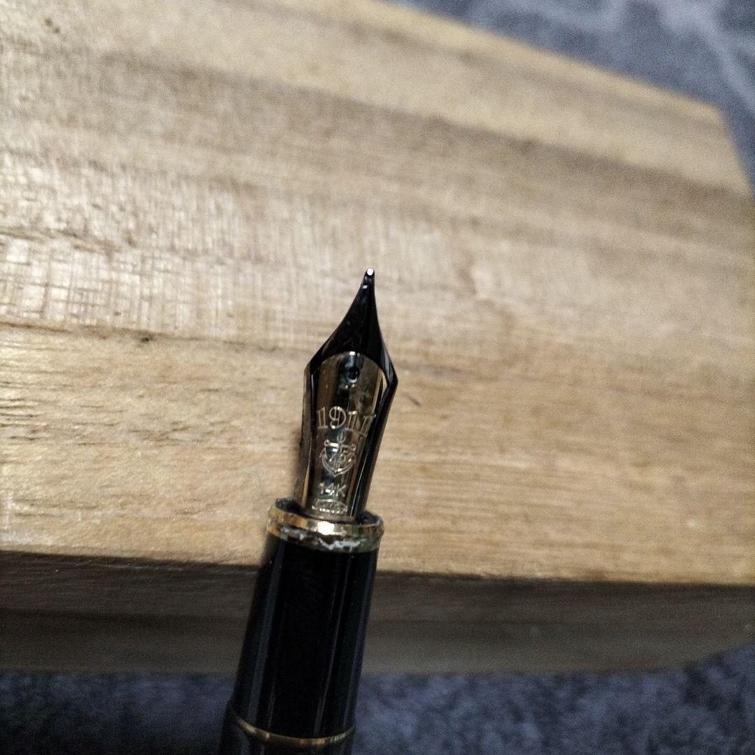 14K SAILOR 黒い金属製万年筆