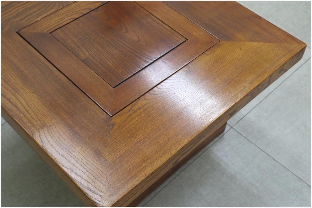 囲炉裏 テーブル 座敷机 座卓 ちゃぶ台 関西火鉢 天然木 和家具 和室 古民具