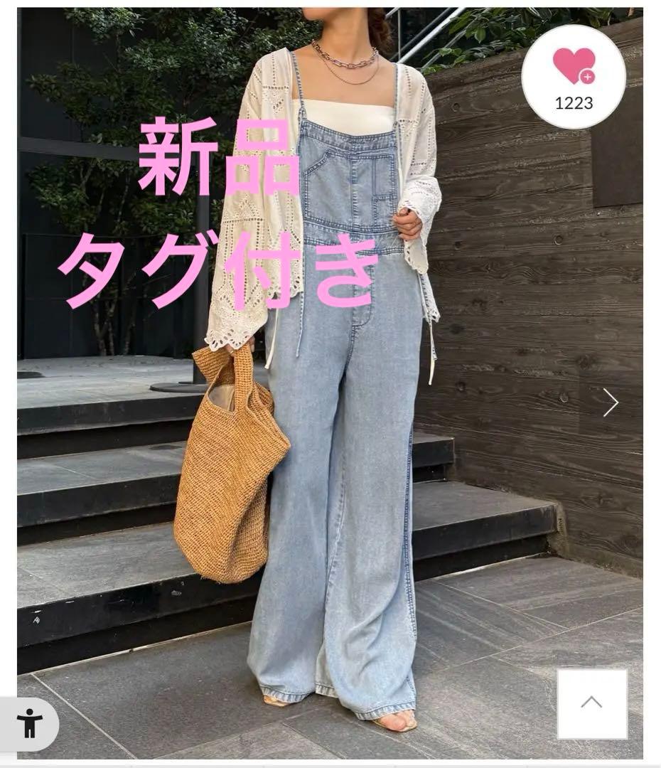 DOUDOU ドゥドゥ　デニム　オールインワン　レディース　サロペット　新品