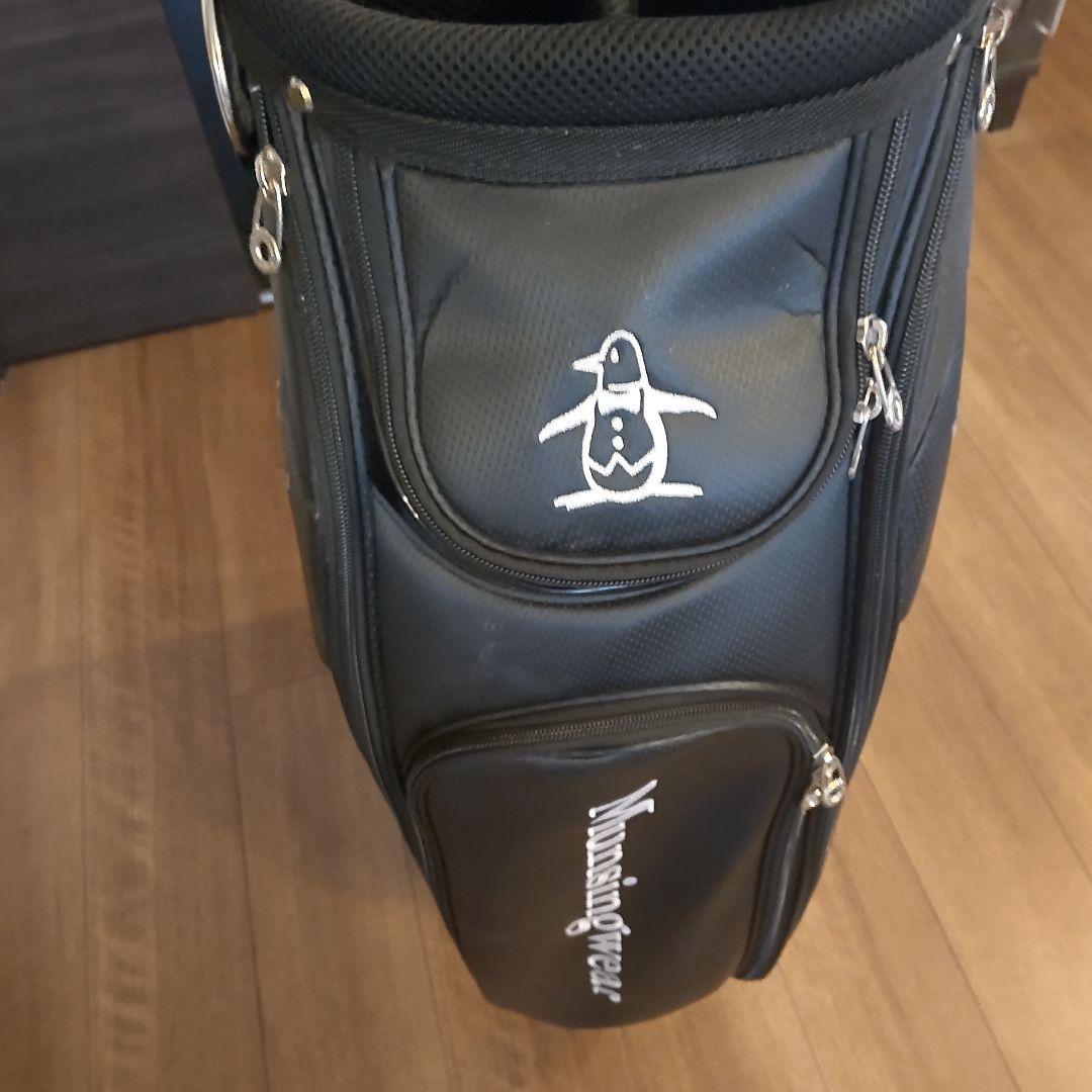 マンシングウェア ゴルフキャディバッグ9.5型/パターカバーおまけ付き