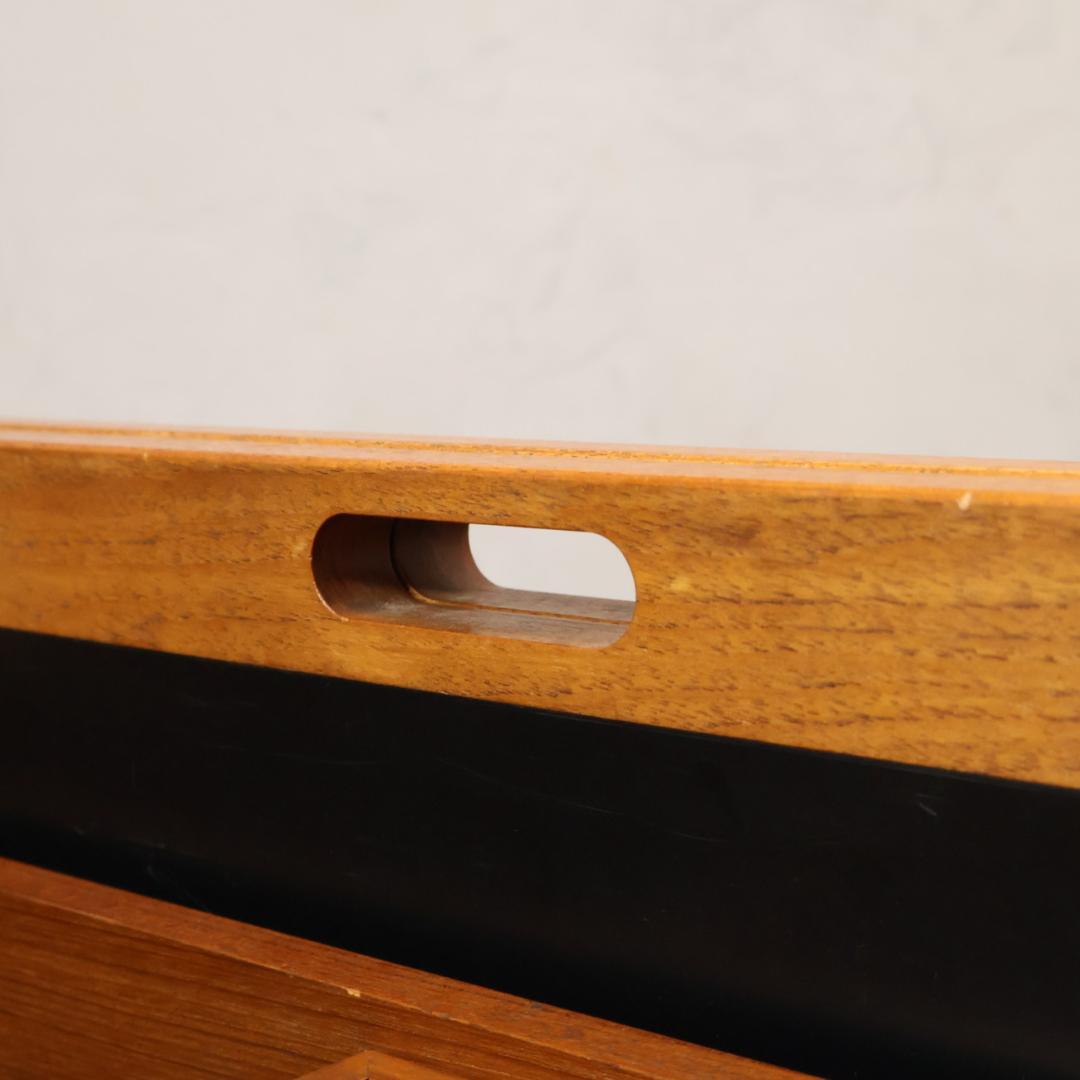 北欧ヴィンテージ バーサイドテーブル バタフライテーブル チーク材 キャスター付