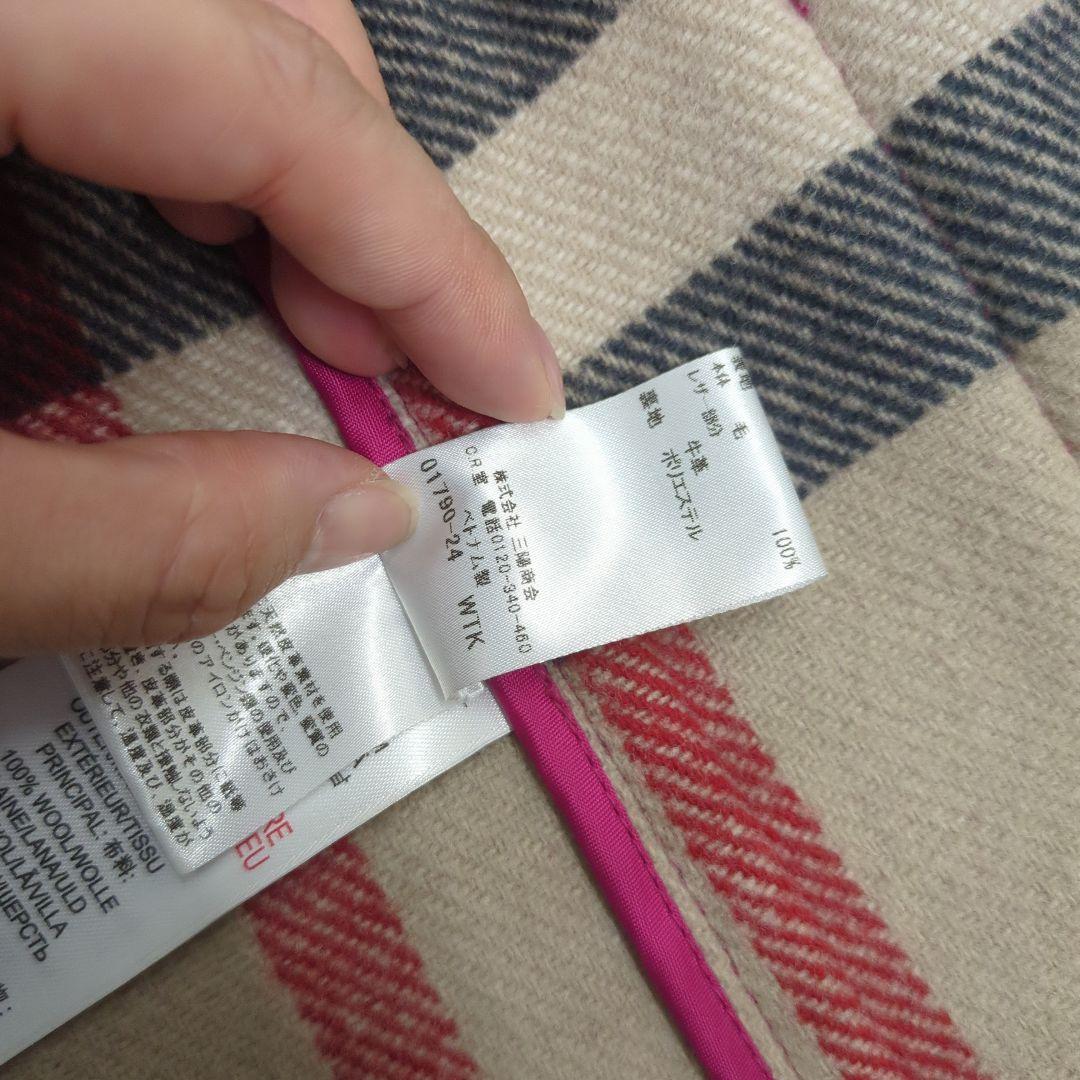 希少/美品 ピンク/BURBERRY children/ダッフルコート 12Y