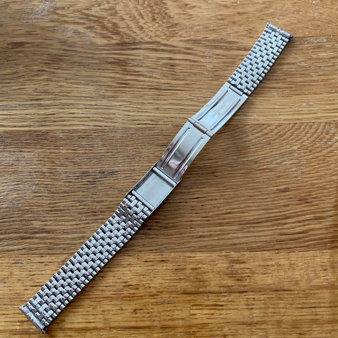 【新品同様】Mr Beads 18mm 9連ライスブレス ステンレス　バンド