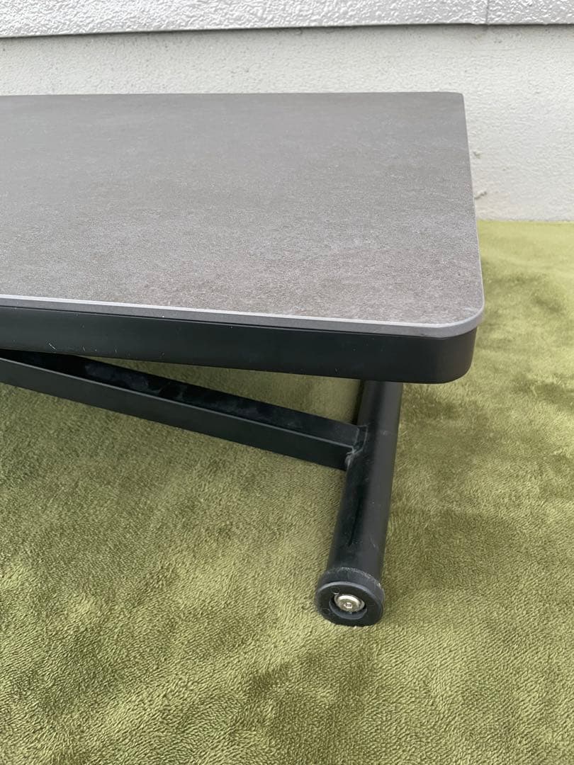 ニトリ セラミック昇降ダイニングテーブル(GY AT01) 幅120cm