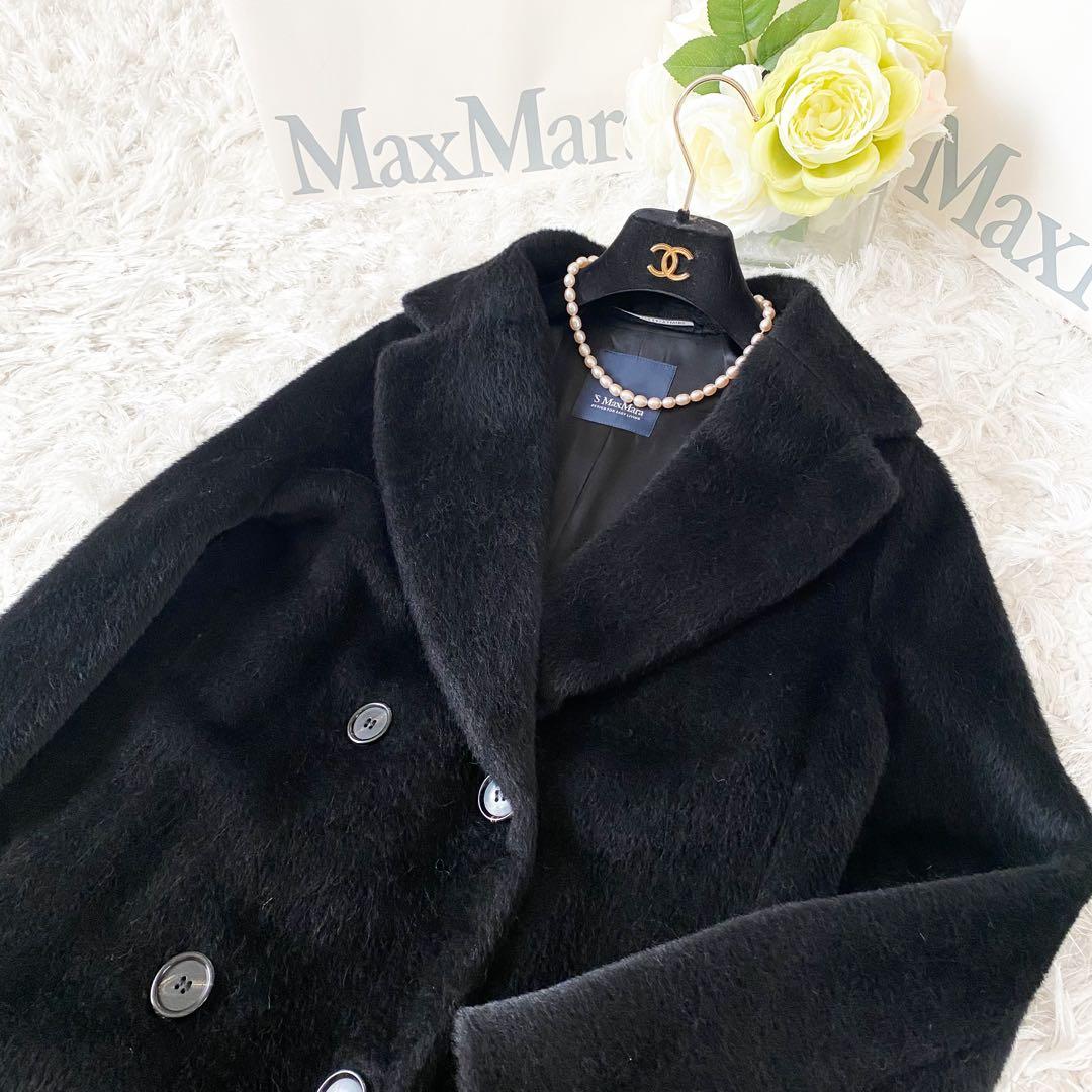 ★新品同様★マックスマーラ S MaxMara テディコート★ブラック