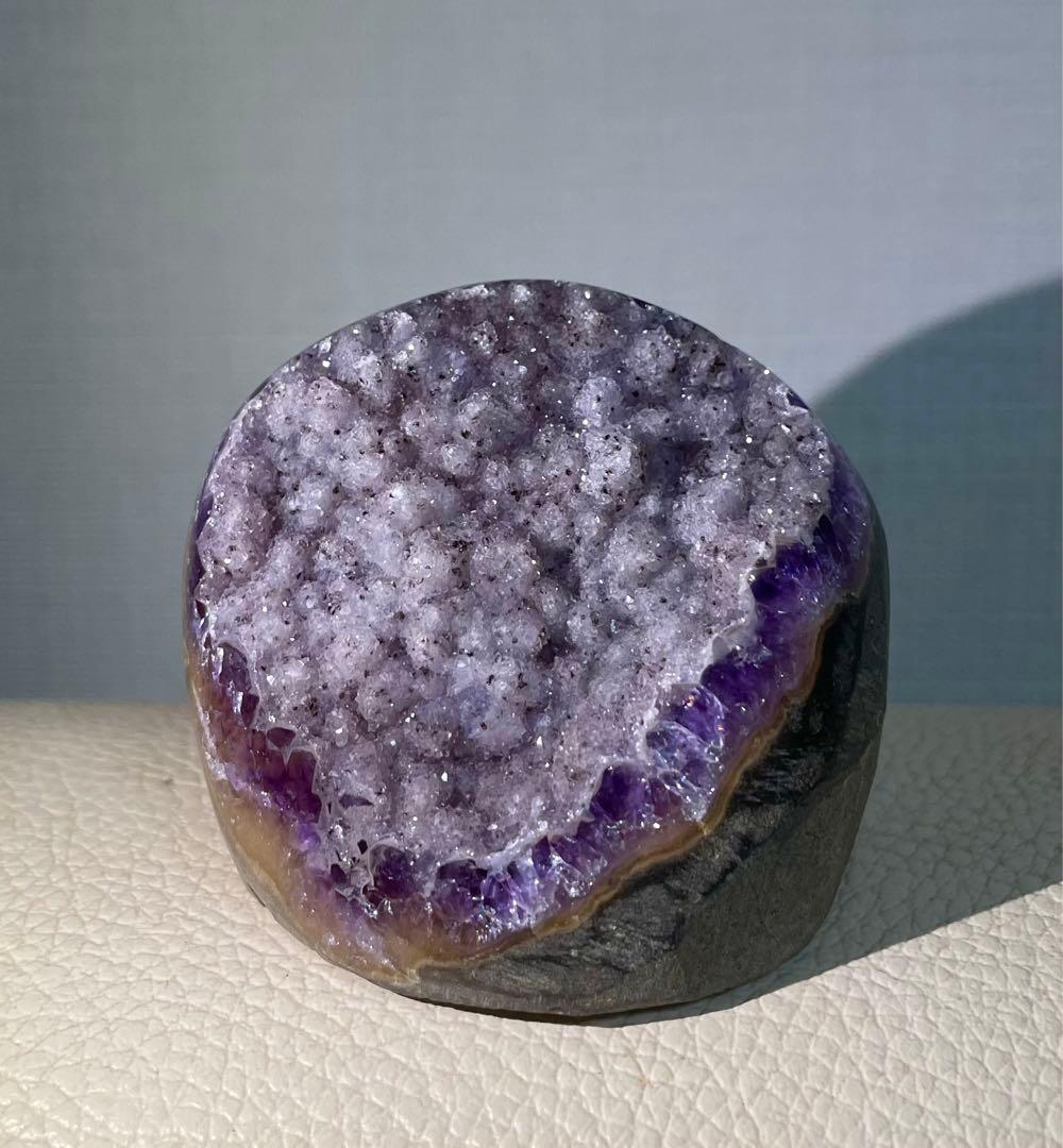 アメジスト ドゥルージー ミニドーム クリスタルクラスター 水晶 天然石 幸運