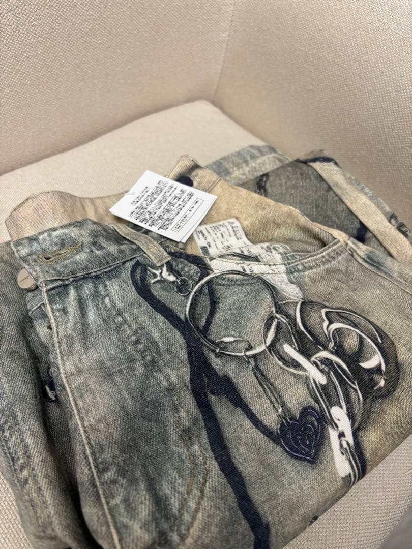 パンツ THEREDTHREAD S print denim 1 toys