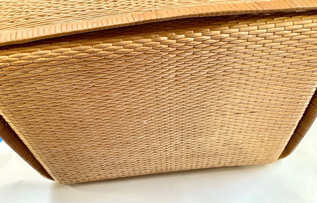 柳行李　希少　かご　レトロ　未使用品