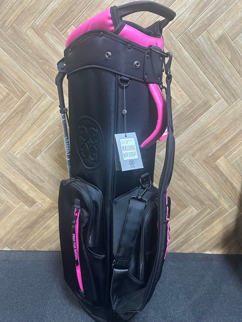 新品未使用☆G/FOREスタンド式キャディーバック9.5インチブラックピンク