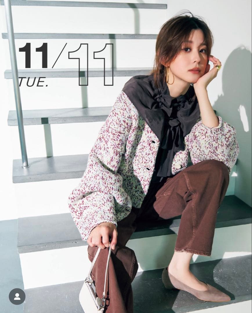 Oggi掲載⭐︎アッパーハイツ/THE NIECE MIDRISEブラウン24新品