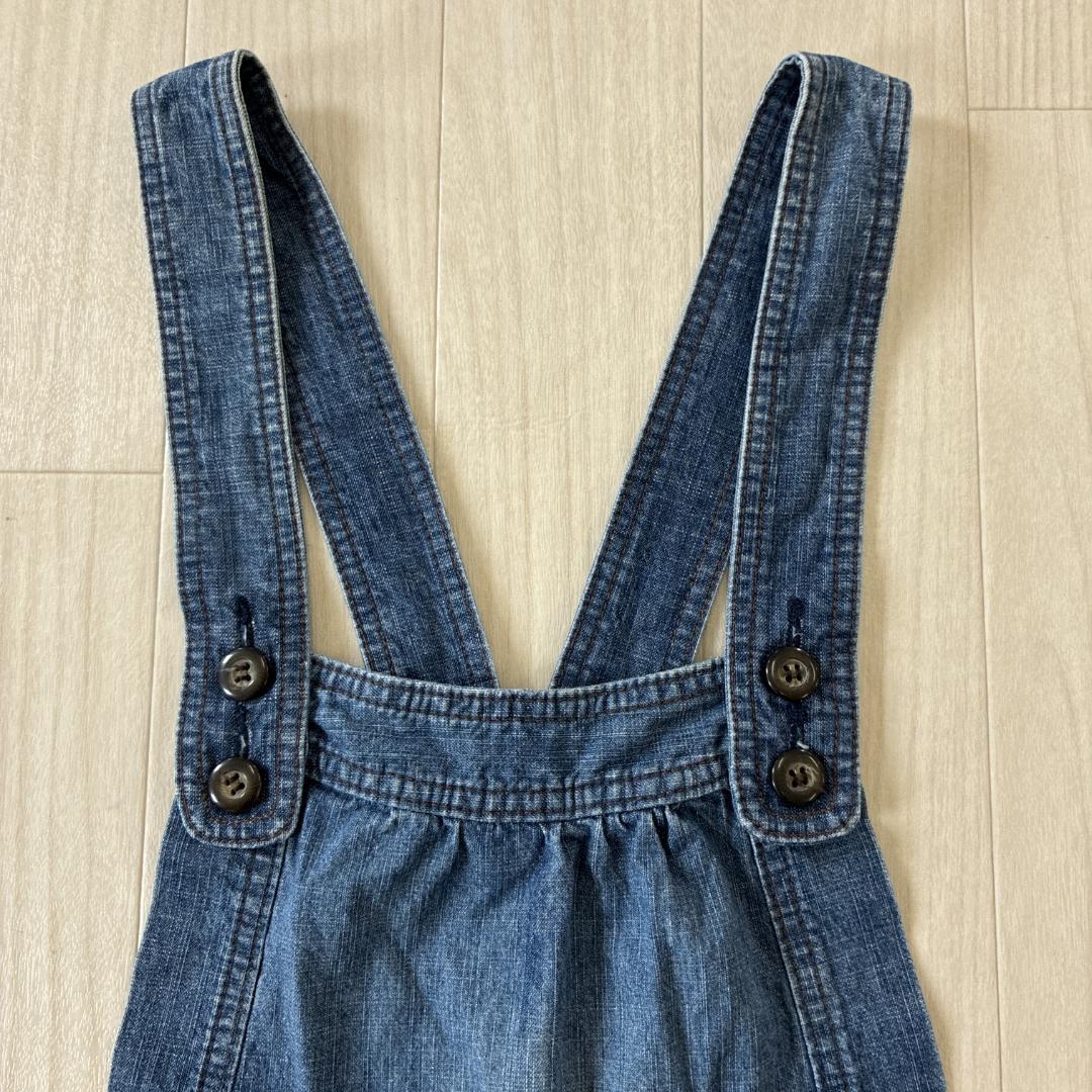 美品 beams boy ビームスボーイ サロペット デニム生地 綿100％