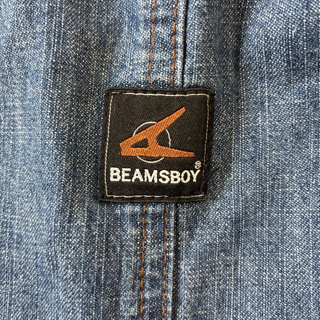美品 beams boy ビームスボーイ サロペット デニム生地 綿100％