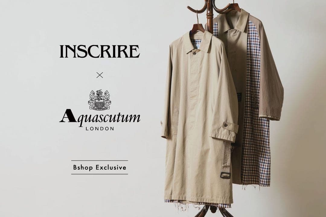 タグ付き新品 INSCRIRE × Aquascutum バルマカーンコート