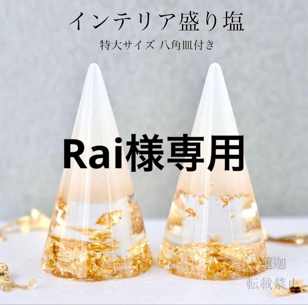 Rai 特大2個 タイガーアイ2個 アクアマリン2個ローズクォーツ2個 皿