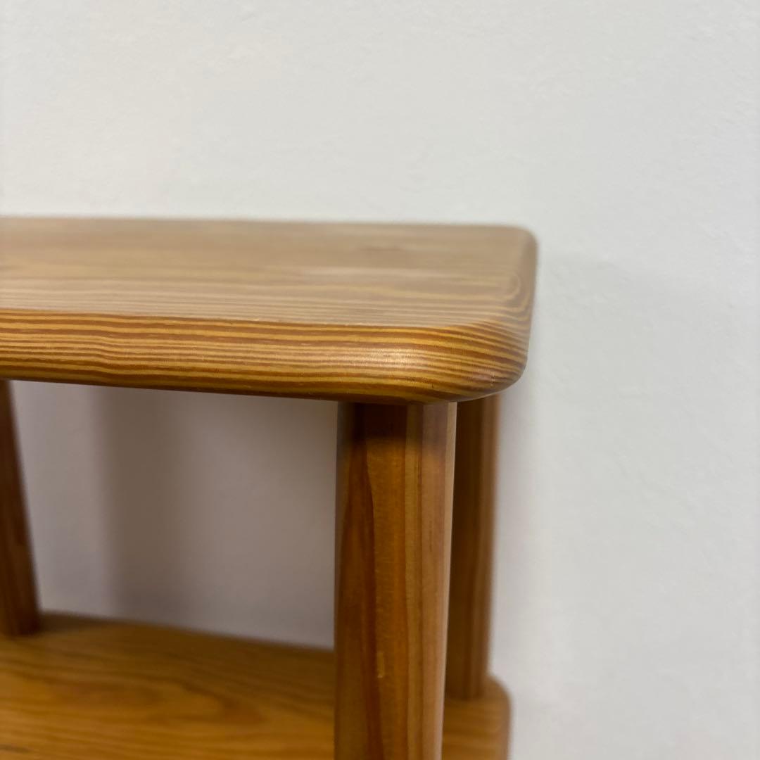 廃盤品　ナジコ ビンテージラック　ビンテージ棚　ウッドシェルフ　サイドチェスト