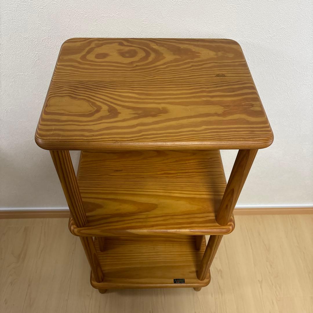 廃盤品　ナジコ ビンテージラック　ビンテージ棚　ウッドシェルフ　サイドチェスト