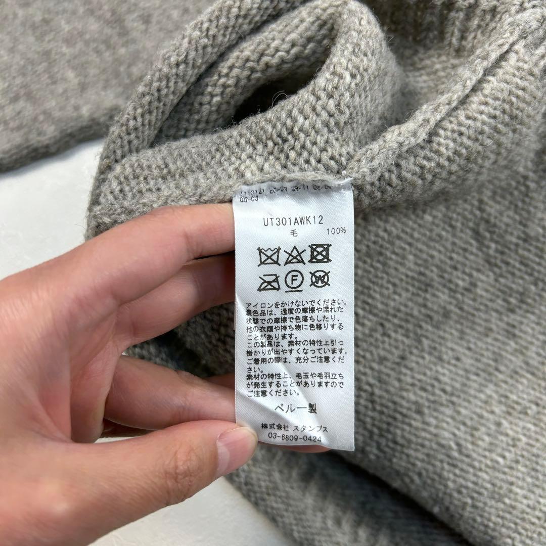 北欧暮らしの道具店utilite 美品 ペルーハイランド タートルネックニット