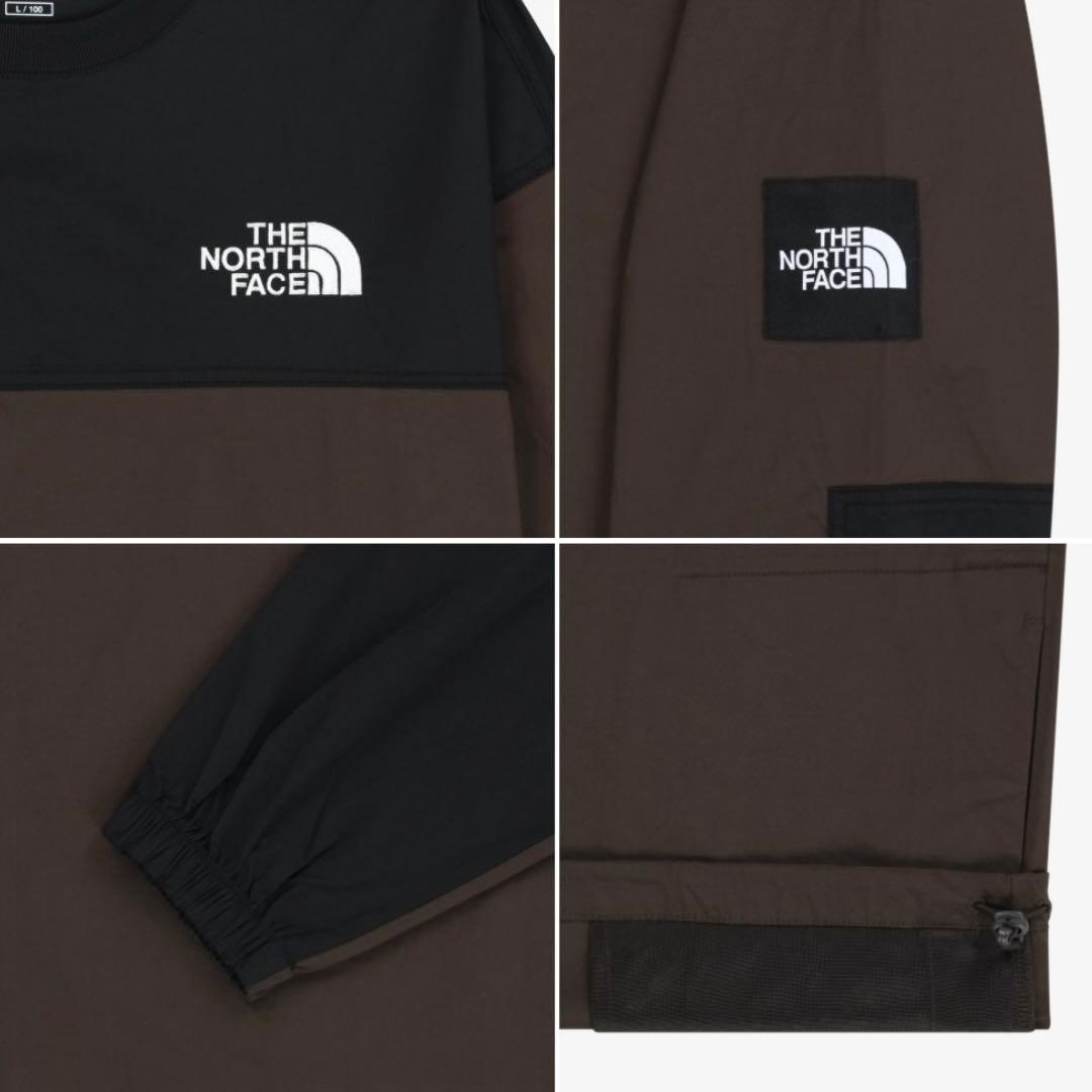 XXXL＊アルバニークルーネック　ブラウン　黒＊ロンT＊ノースフェイス＊韓国限定