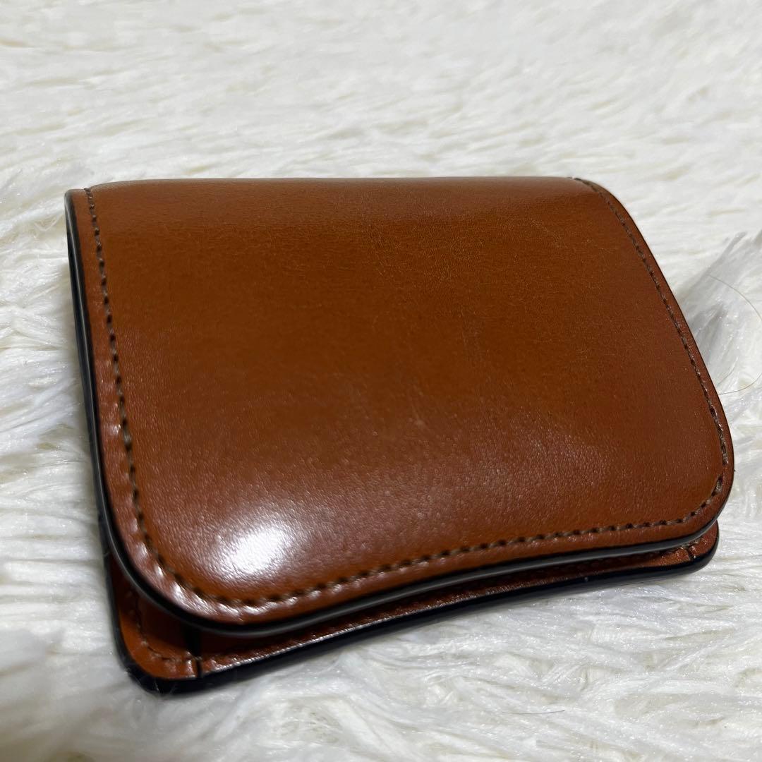 【美品】ワイルドスワンズ　SADDLE PULL UP PALM キャメル