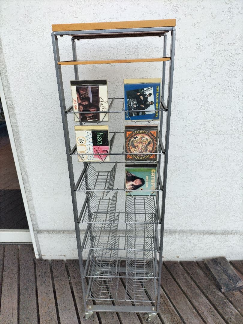 メタル　CDラック CDタワー 136 cm