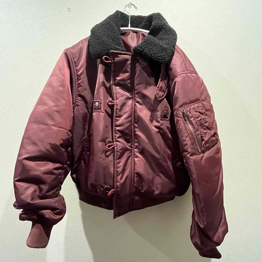 FTW N-2B COMPACT JACKET ボルドー