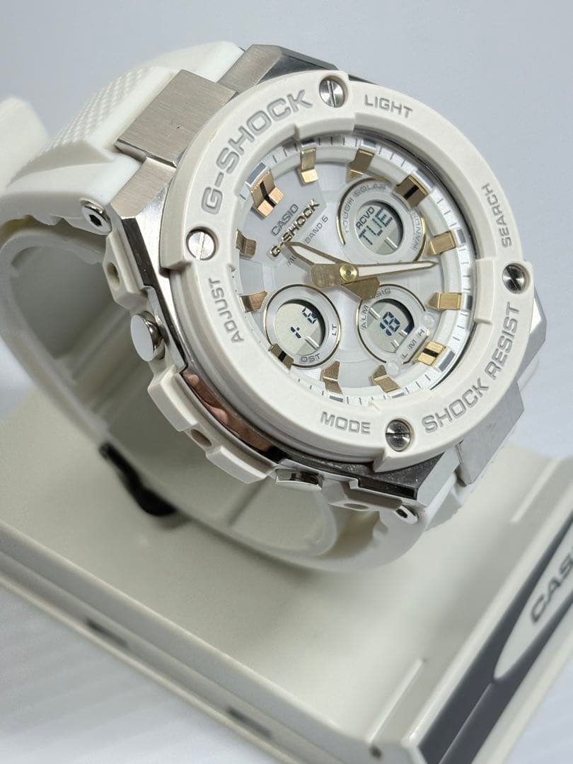 箱付・バンド新品❗️CASIO・G-STEEL・GST-W300・電波ソーラー