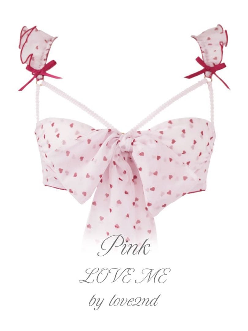 D70♥️ love2nd LOVEMEオープンブラオープンショーツセットラブラン