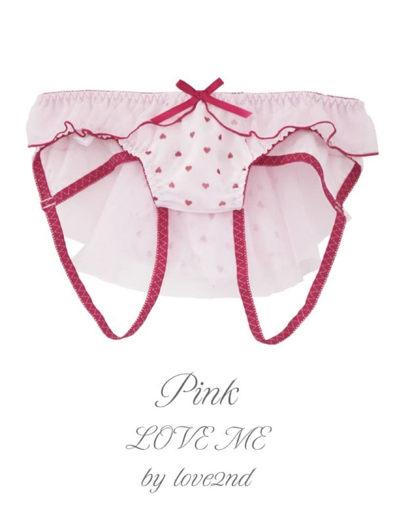 D70♥️ love2nd LOVEMEオープンブラオープンショーツセットラブラン