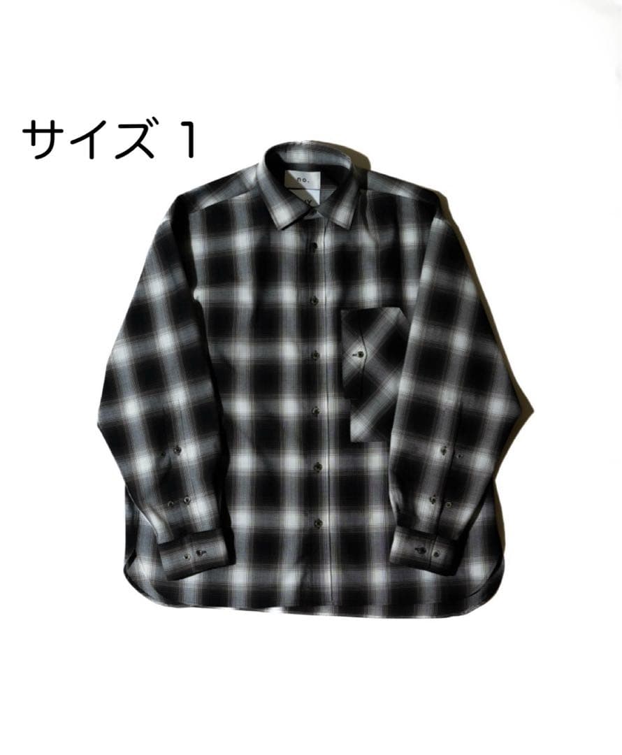 【CTHY＋no.】 OVERSIZE OMBRE CHECK SHIRTS
