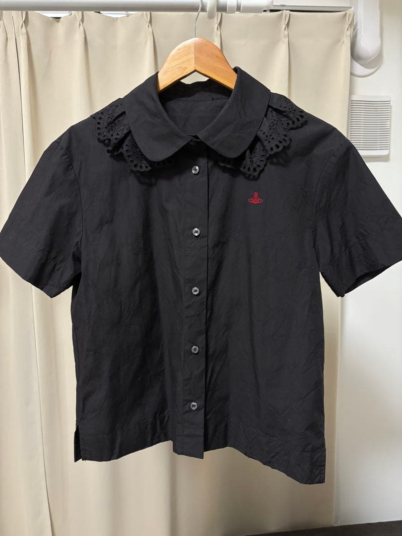 ビビアン　ウエストウッド　レース付き　半袖シャツ　レディース　サイズ38