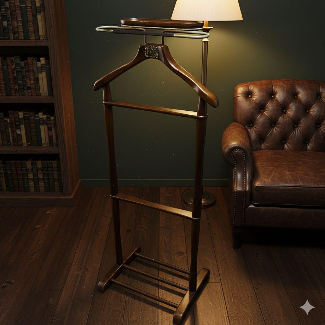 Najico ヴィンテージ　木製ハンガー ハンガーラック 洋服掛