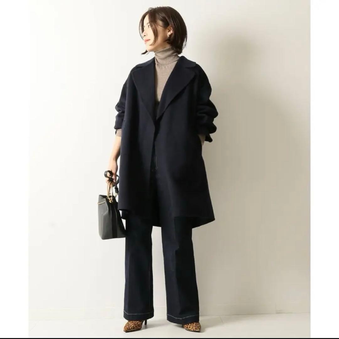 スピックアンドスパン　Wフェイスルーズコート