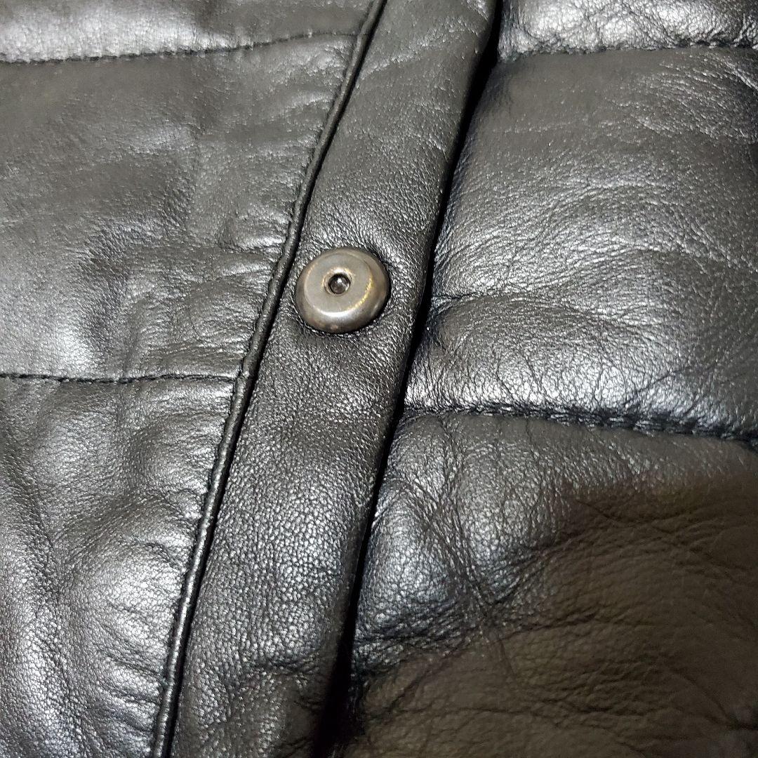 希少 ZARA ザラ 本革キルティング レザーライダース XL