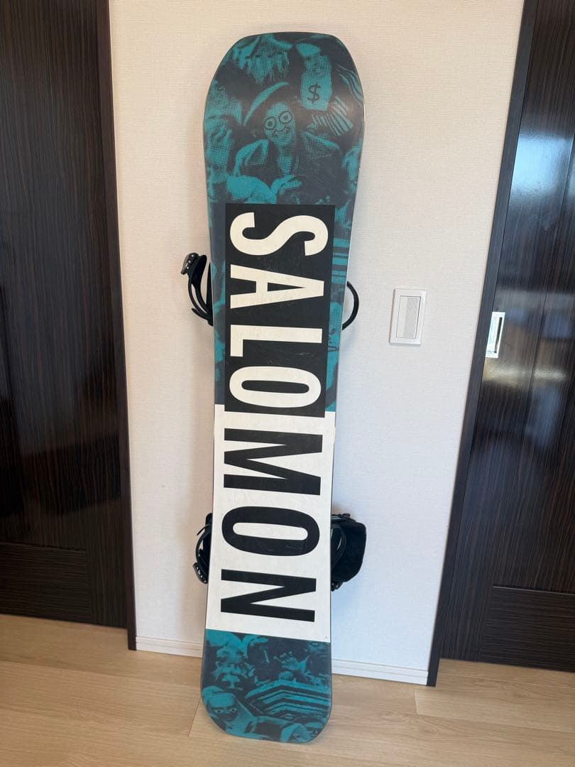 か*め様 サロモン ハックナイフ 155 スノーボードビンディングセット　おまけ