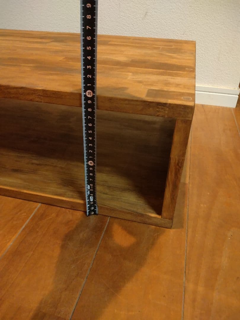 木製　ハンドメイド　オーダー　ロの字　シェルフ　棚　ラック　テレビ台　水槽台