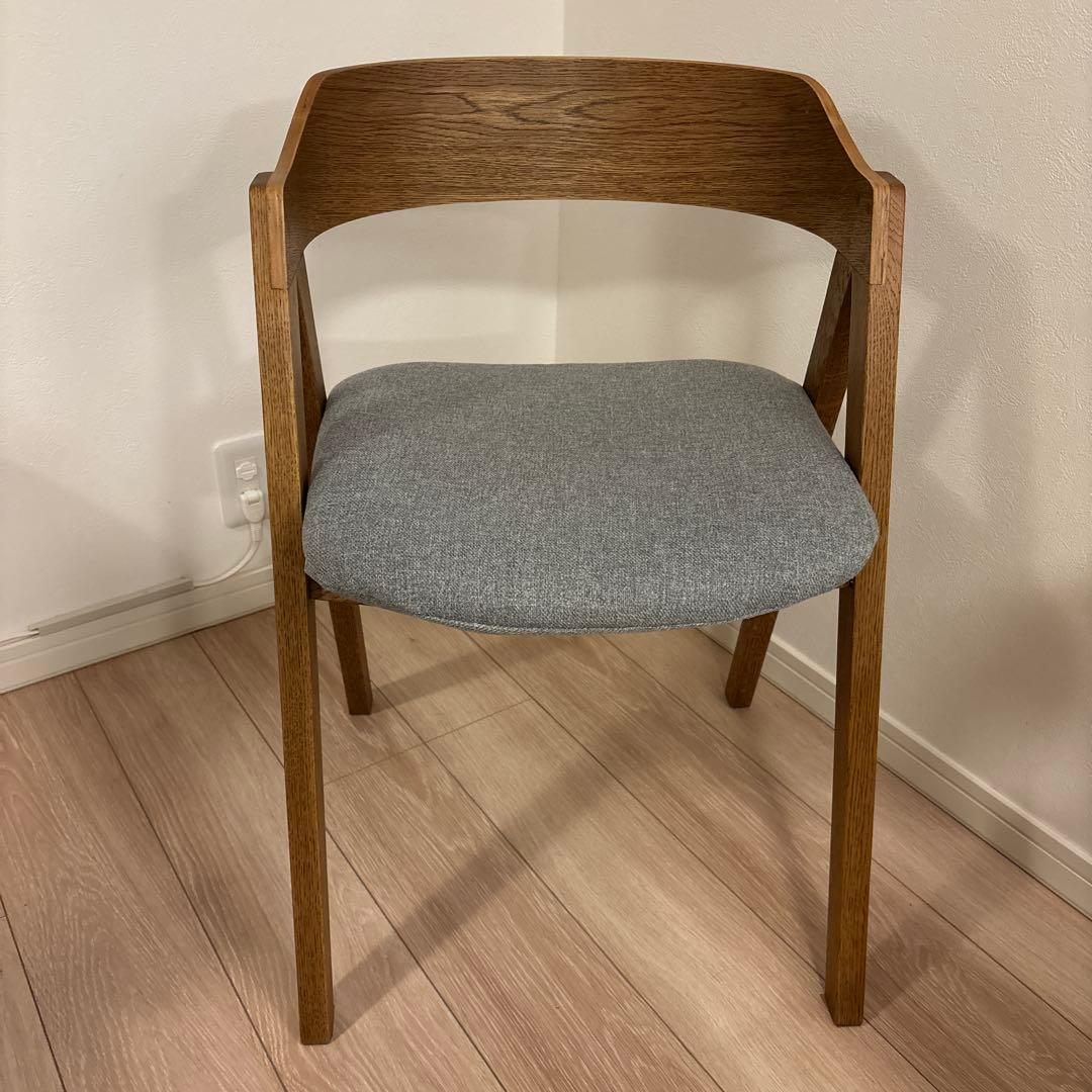 unico チェア　ELEMT(エレムト) ブラウン